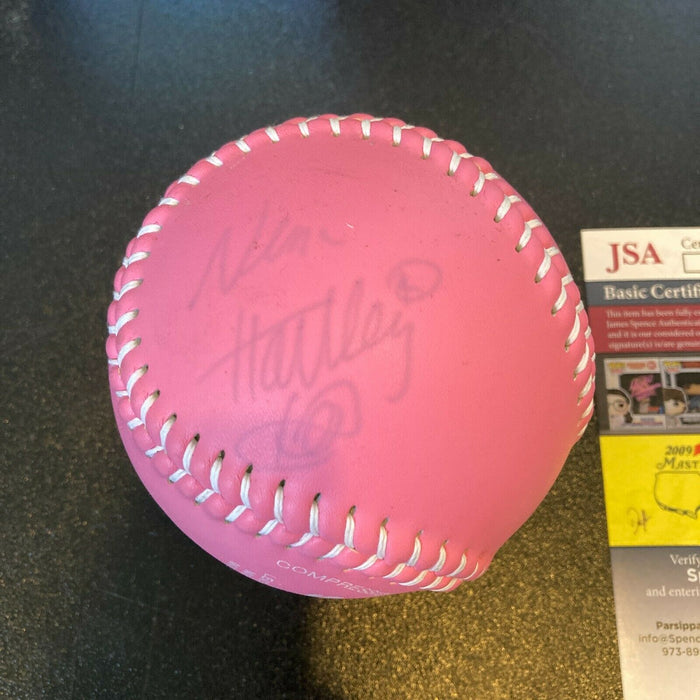 Nina Hartley Porn Star Signed Autographed Baseball With JSA COA