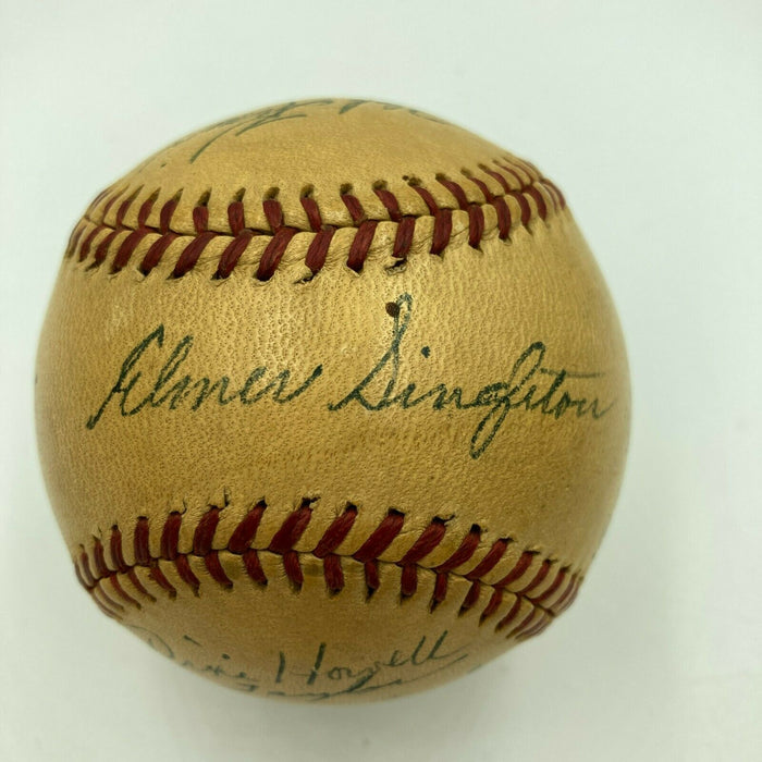 Hank Greenberg Ralph Kiner1947 Pittsburgh Pirates Team Signed Baseball JSA COA