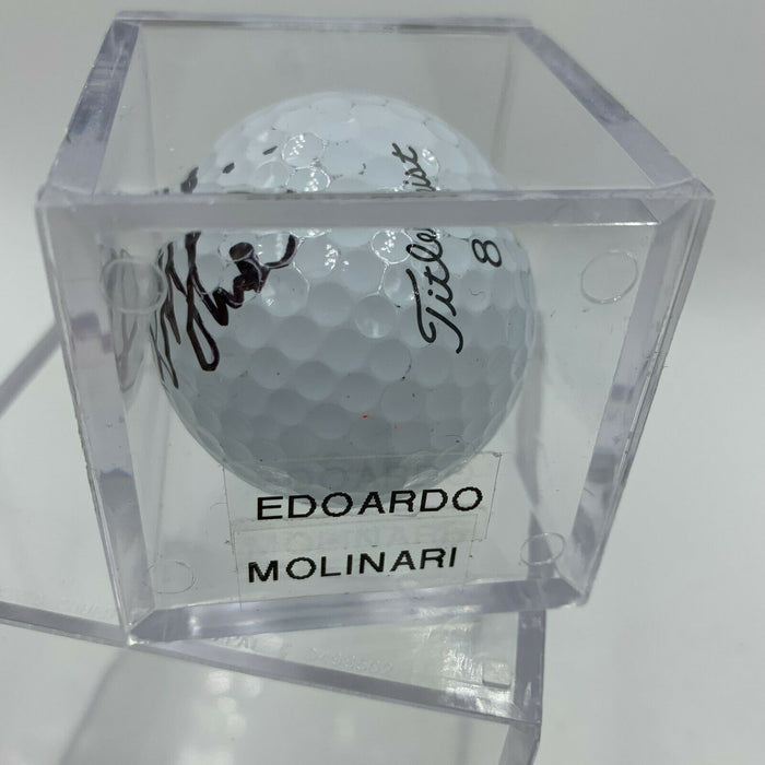 Edoardo Molinari Signed Autographed Golf Ball PGA With JSA COA