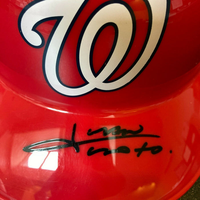 Juan Soto Signed Autographed Washington Nationals Full Size Helmet With JSA COA
