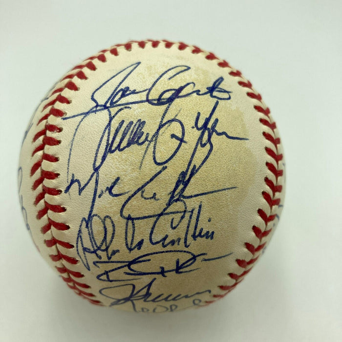 1992 Toronto Blue Jays World Series Champs Team Signed W.S. Baseball JSA COA