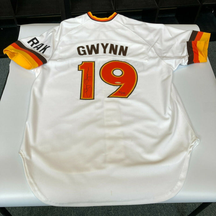 Tony Gwynn Signed 1984 San Diego Padres Game Model Jersey UDA Upper Deck COA