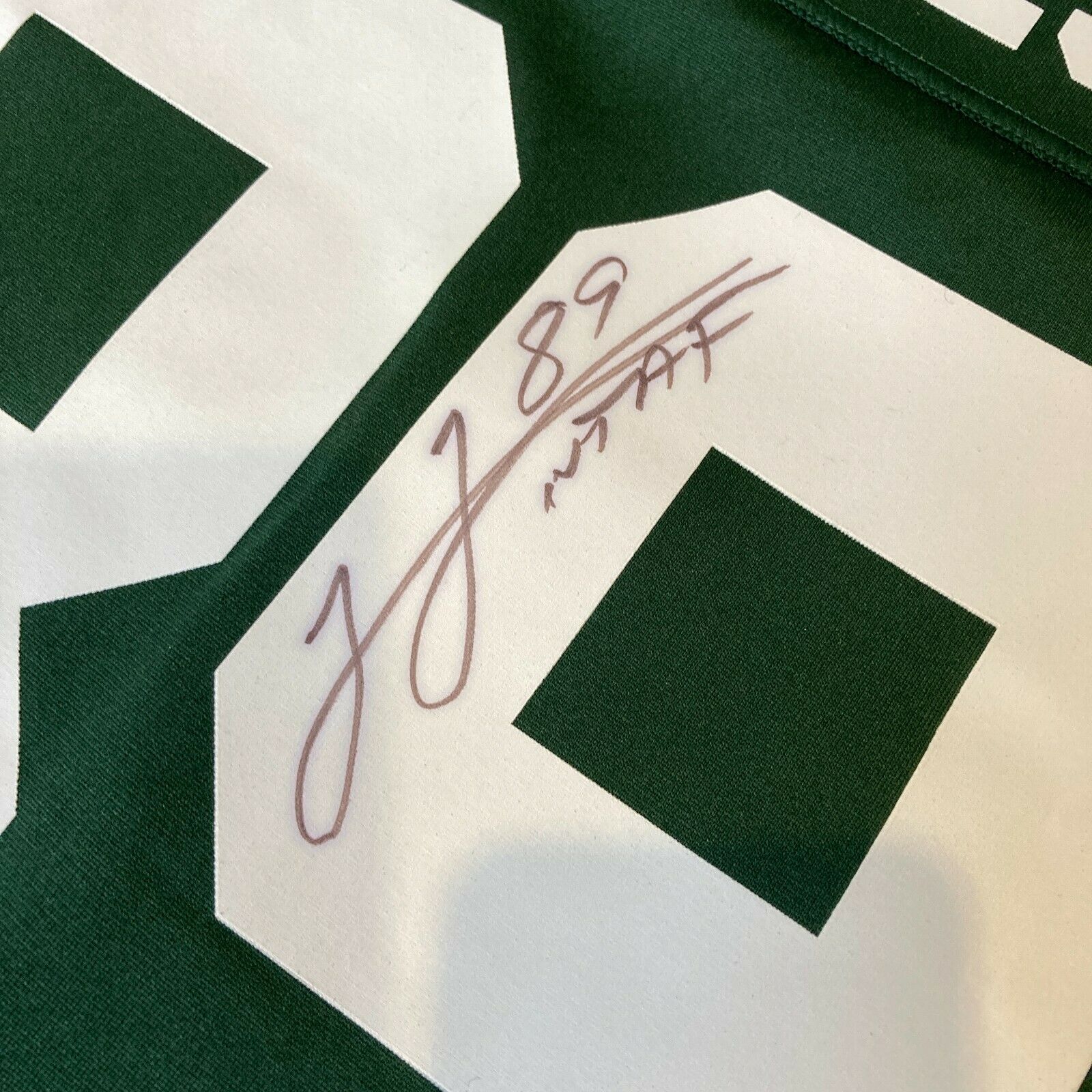 James Jones Signed Green Bay Packers (Home Green) Jersey JSA