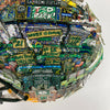 Beautiful Aaron Rodgers Signed Charles Fazzino Pop Art Green Bay Packers Helmet
