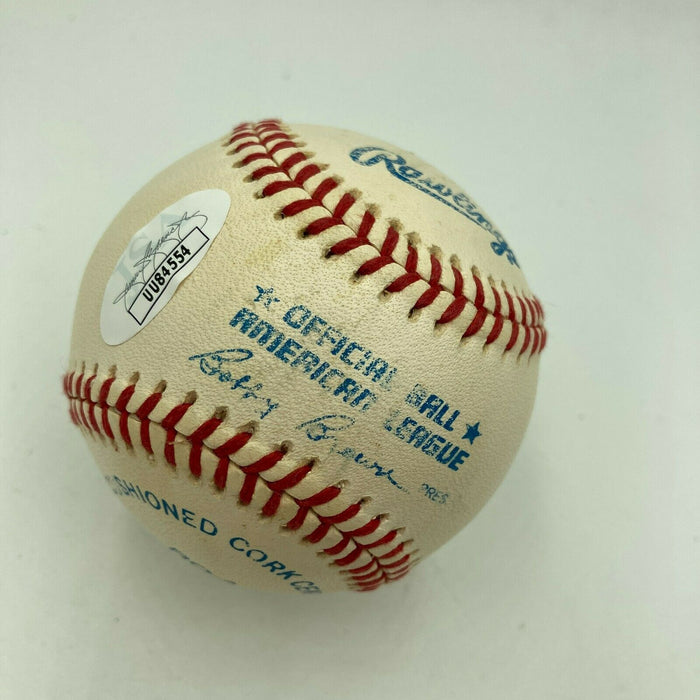 Cal Ripken Jr. 1980's Early Career Signed American League Baseball With JSA COA