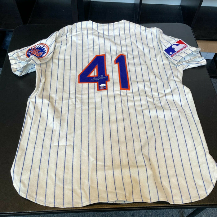 Tom Seaver Signed Authentic 1969 New York Mets Mitchell & Ness Jersey JSA & UDA