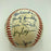 Hall Of Fame Multi Signed Cracker Jack Old Timers Game Baseball Beckett COA