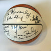 Hall Of Fame Multi Signed Basketball 11 Sigs James Worthy Parish Bing Greer JSA