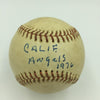 Rare 1976 Nolan Ryan Signed Game Used Baseball California Angels With JSA COA