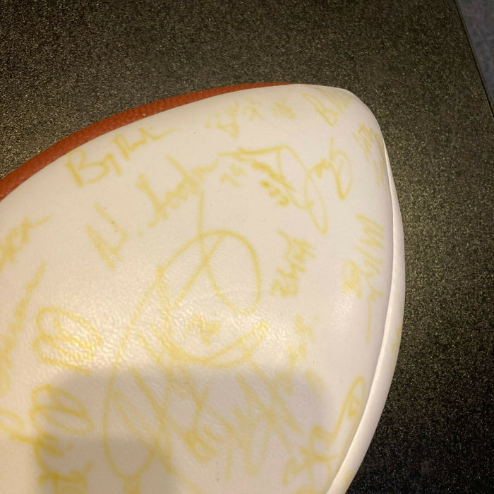 2000 Green Bay Packers Team Signed Wilson NFL Football Brett Favre With JSA COA