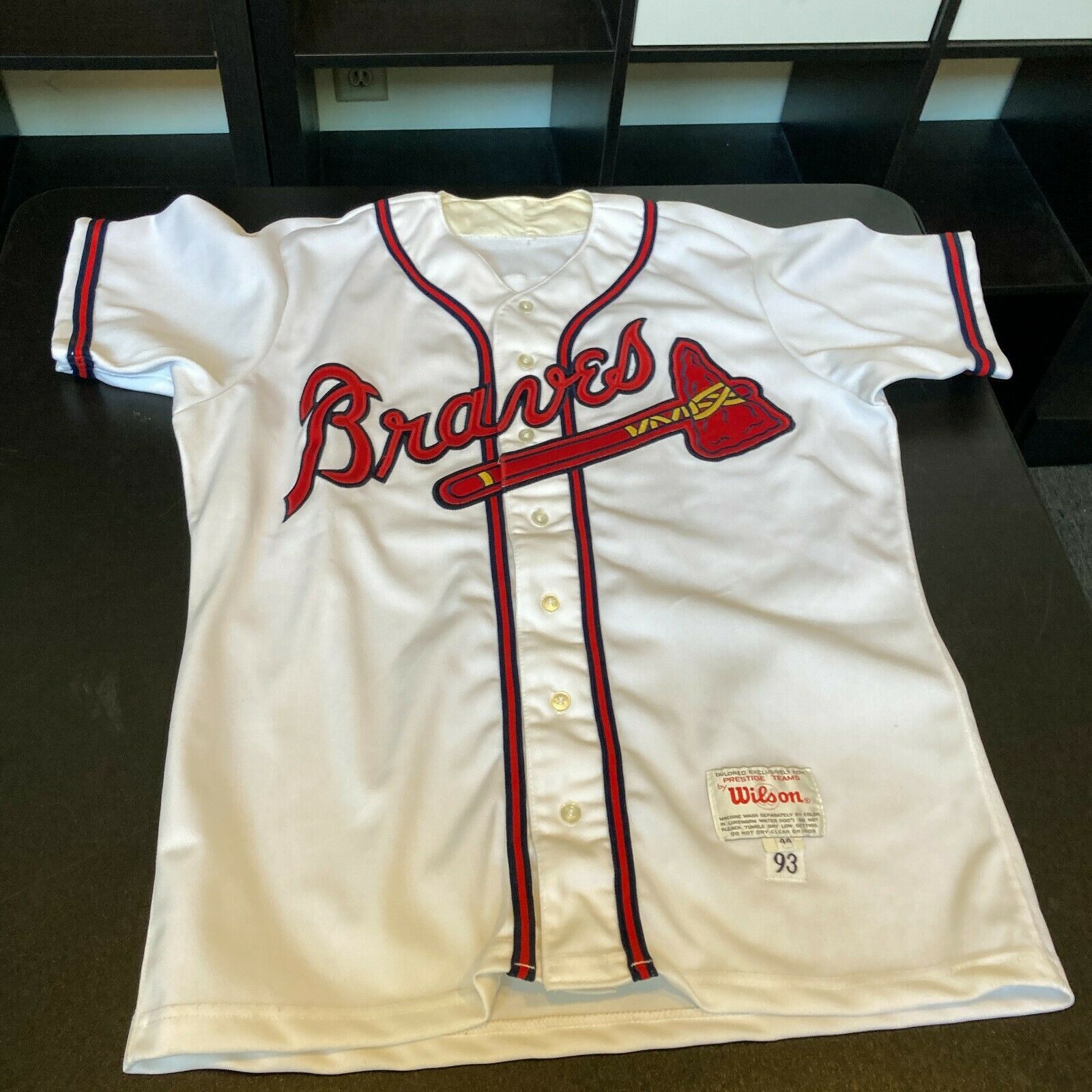 Braves Authentics: Terry Pendleton Game-Used 4th of July Jersey