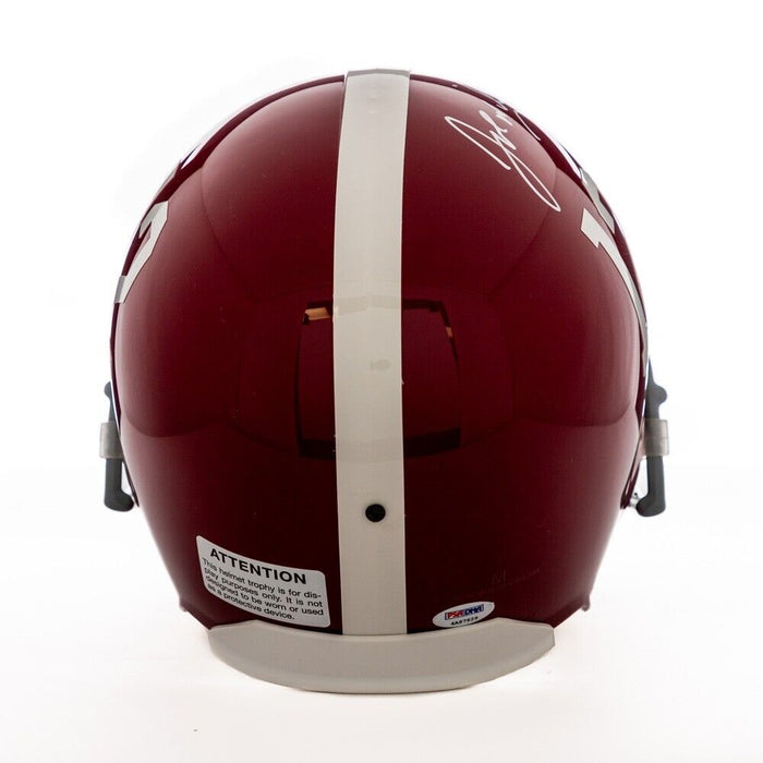 Joe "Willie" Namath Signed Alabama Crimson Tide Full-Size Riddell Helmet PSA DNA