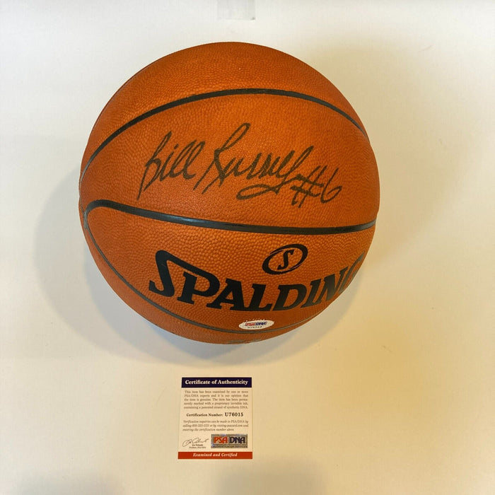 Bill Russell Signed Spalding Official NBA Game Basketball PSA DNA COA