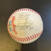 1992 World Series Game Used Baseball Signed By All The Umpires JSA COA Blue Jays