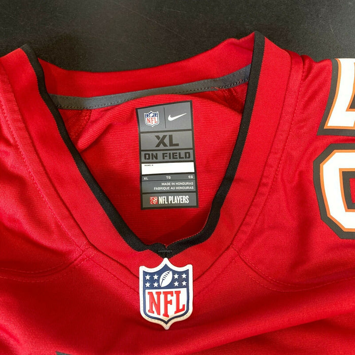 Rob Gronkowski Tampa Bay Buccaneers Autographed Red Nike Elite Jersey