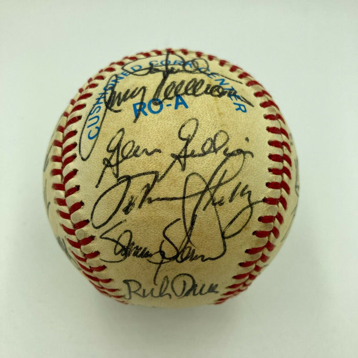 1983 Baltimore Orioles World Champions Team Signed Baseball Cal Ripken JSA