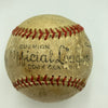Charles Chick Fullis Single Signed 1920's Baseball 1934 St. Louis Cardinals