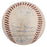 1958 New York Yankees World Series Champs Team Signed Baseball JSA COA