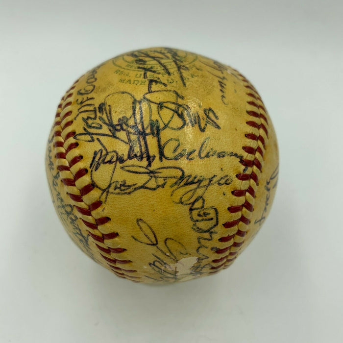 Cy Young Jimmie Foxx Tris Speaker Hall Of Fame Signed Baseball 27 Sigs PSA & JSA