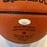 George Mikan Signed Spalding Official NBA Game Basketball With JSA  COA