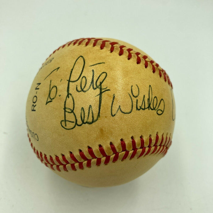 Darryl Strawberry Rookie Signed Vintage Official National League Feeney Baseball