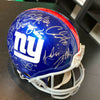 2007 New York Giants Super Bowl Champs Team Signed Full Size Helmet Steiner COA