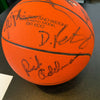 Drazen Petrovic Rookie 1989-90 Portland Trail Blazers Team Signed Basketball JSA