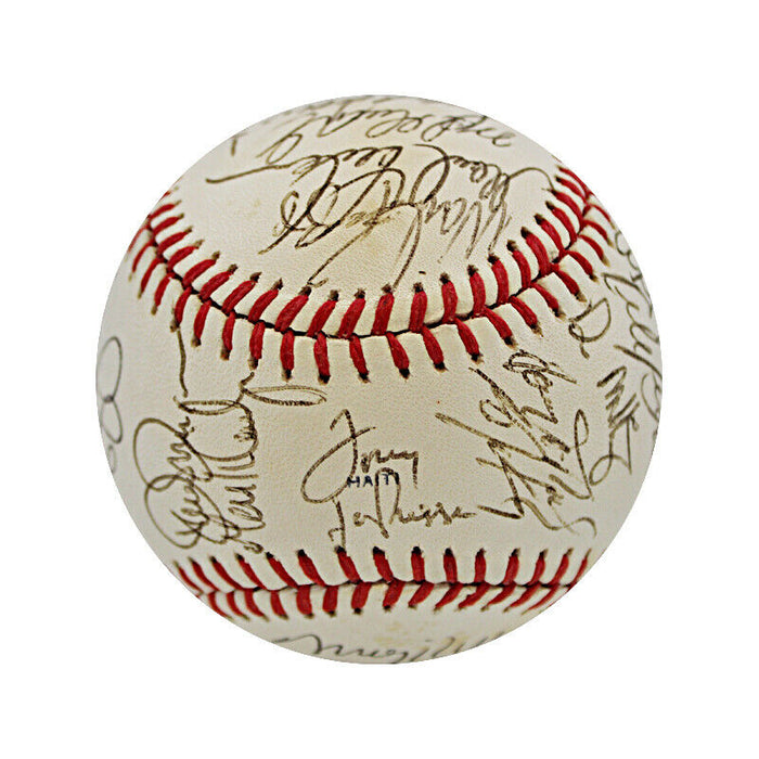 1989 All Star Game Team Signed Baseball Bo Jackson Kirby Puckett Ripken JSA COA