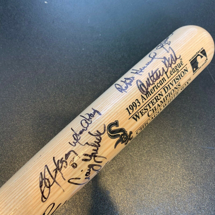 1993 Chicago White Sox Team Signed Bat Frank Thomas Bo Jackson MLB Authenticated