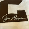 Jim Brown Signed Authentic Champion Throwback Cleveland Browns Game Jersey JSA