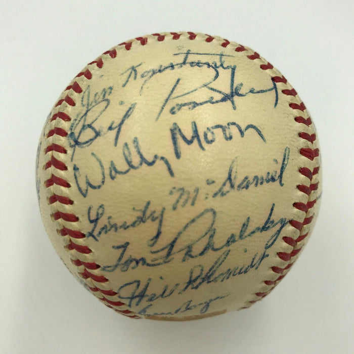 Beautiful 1956 St. Louis Cardinals Team Signed Baseball Stan Musial PSA DNA COA