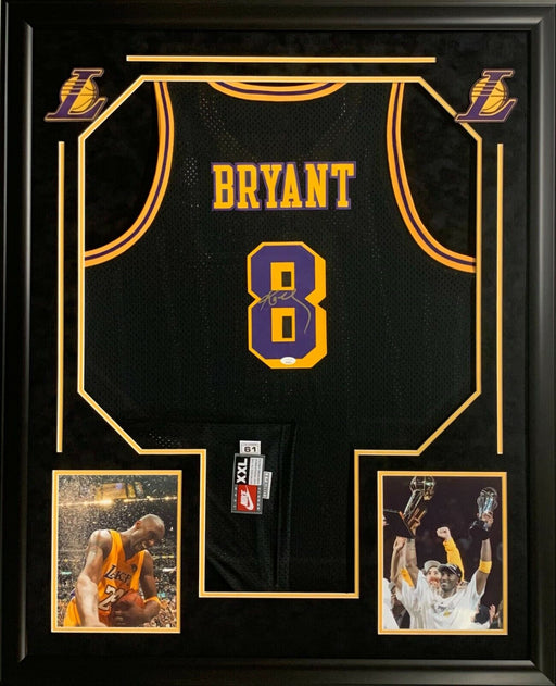Kobe Bryant Signed Authentic Nike Los Angeles Lakers Game Jersey JSA COA Framed