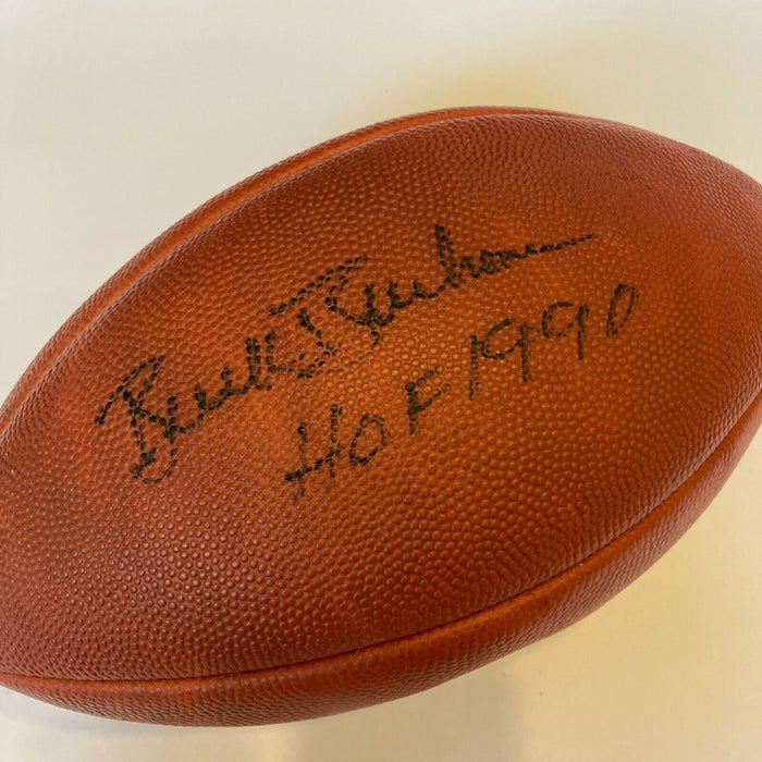 Buck Buchanan HOF 1990 Signed NFL Game Football JSA COA Kansas City Chiefs