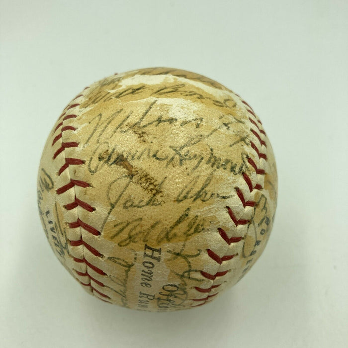 Nellie Fox 1964 Colts 45's VS Oakland Athletics A's Team Signed Baseball