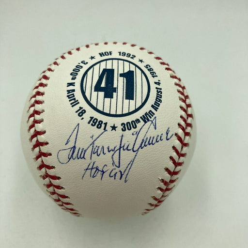 Tom Seaver "Terrific HOF 1992" Signed MLB Seaver Franchise Baseball JSA COA RARE
