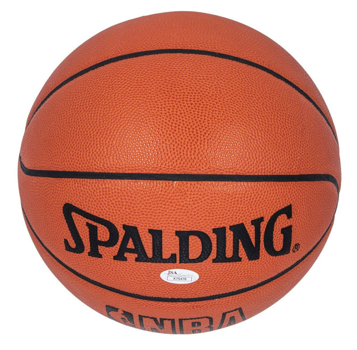 Beautiful Wilt Chamberlain Signed Spalding Official NBA Game Basketball JSA COA