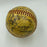 Cy Young Jimmie Foxx Tris Speaker Hall Of Fame Signed Baseball 27 Sigs PSA & JSA