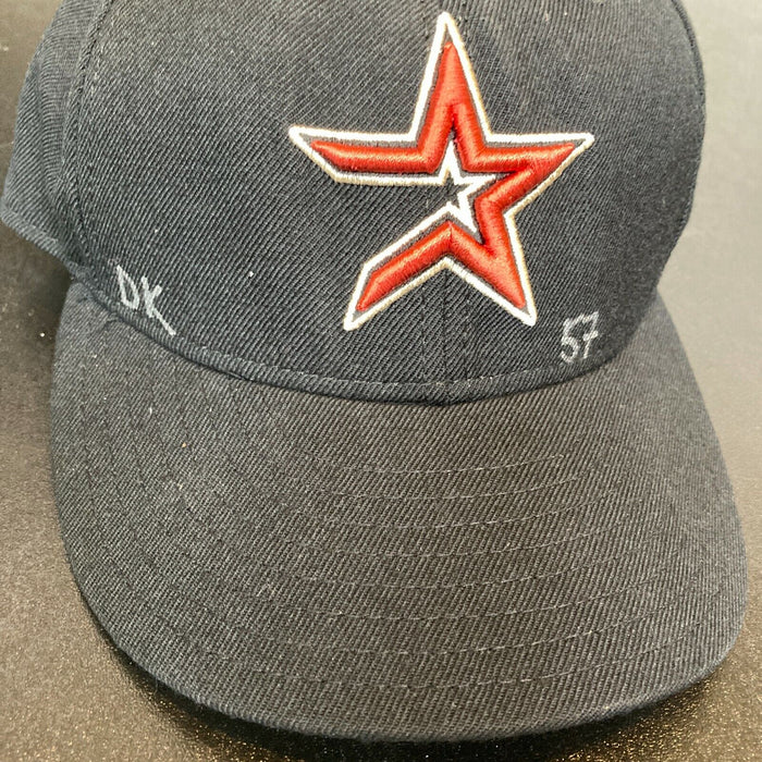 Craig Biggio Signed Houston Astros Game Used Baseball Hat Cap With JSA COA