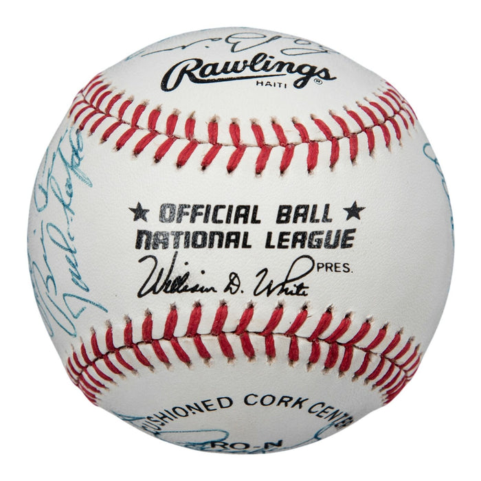 1962 San Francisco Giants National League Champs Team Signed Baseball JSA COA