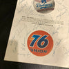 1965 Los Angeles Dodgers World Series Champs Team Signed Program Koufax Beckett