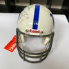 Johnny Unitas & Peyton Manning Signed Indianapolis Authentic Full Helmet JSA