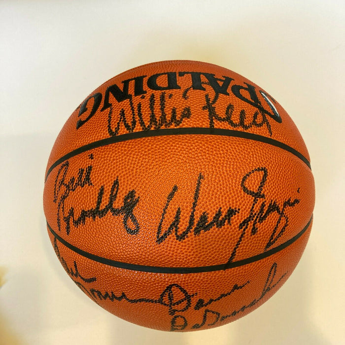 1969-1970 New York Knicks NBA Champs Team Signed Spalding Basketball UDA COA