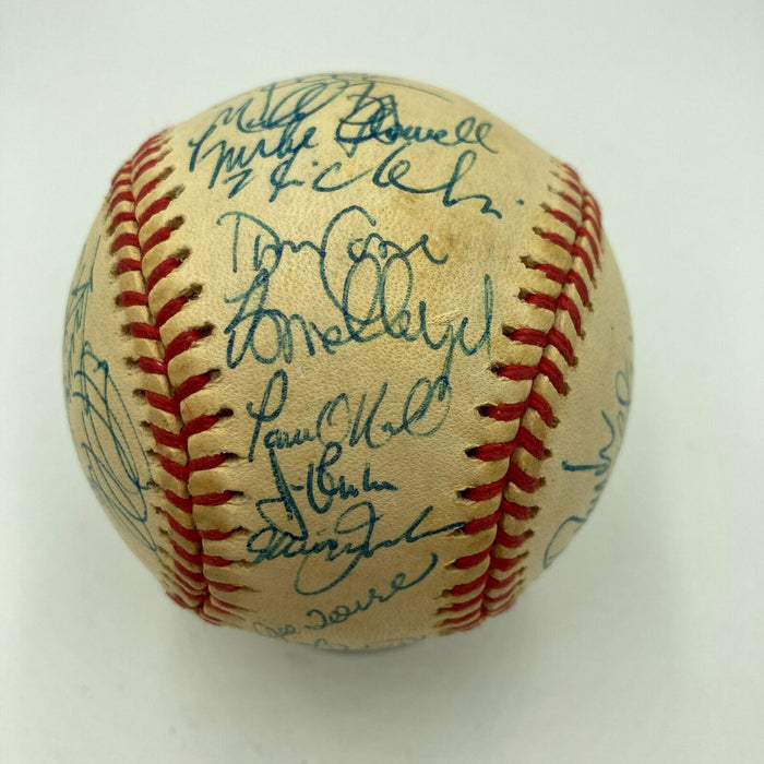 1998 New York Yankees World Series Champs Team Signed Baseball Derek Jeter PSA