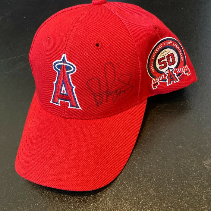 Albert Pujols Signed Los Angeles Angels 50th Anniversary Hat JSA COA