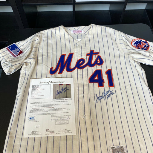 Beautiful Tom Seaver Hall Of Fame 1992 Signed New York Mets Jersey Auto JSA COA