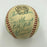 1954 Hank Aaron Rookie Milwaukee Braves Team Signed Baseball PSA DNA COA