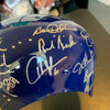 Beautiful 1986 New York Mets World Series Champs Team Signed Helmet Steiner COA