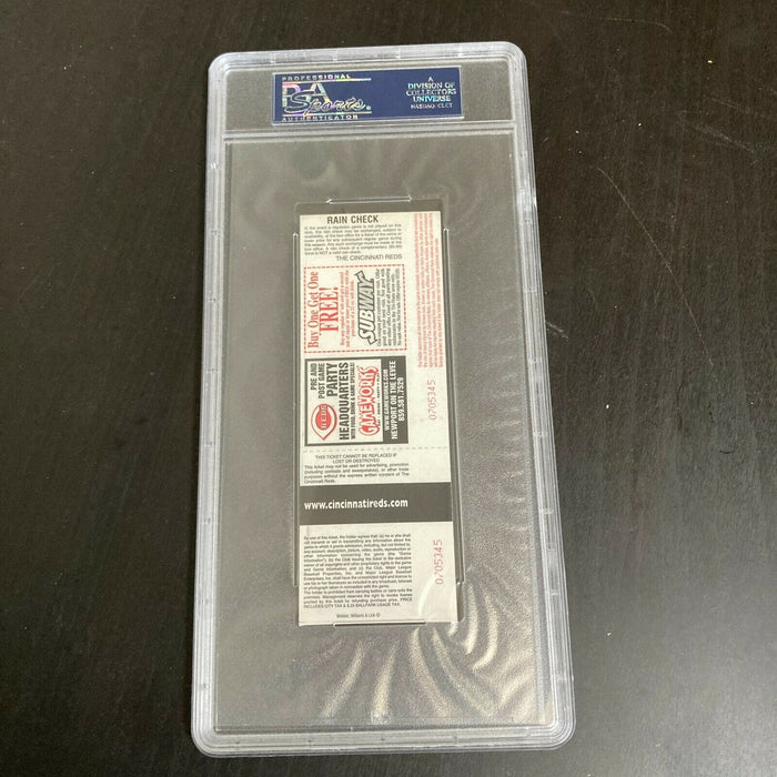 Sammy Sosa Signed 500th Career Home Run Full Ticket April 4, 2003 PSA DNA COA