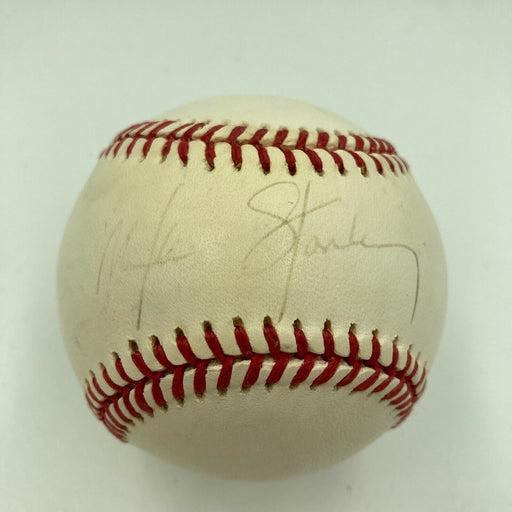 Mike Stanley NY Yankees Signed Official American League Baseball