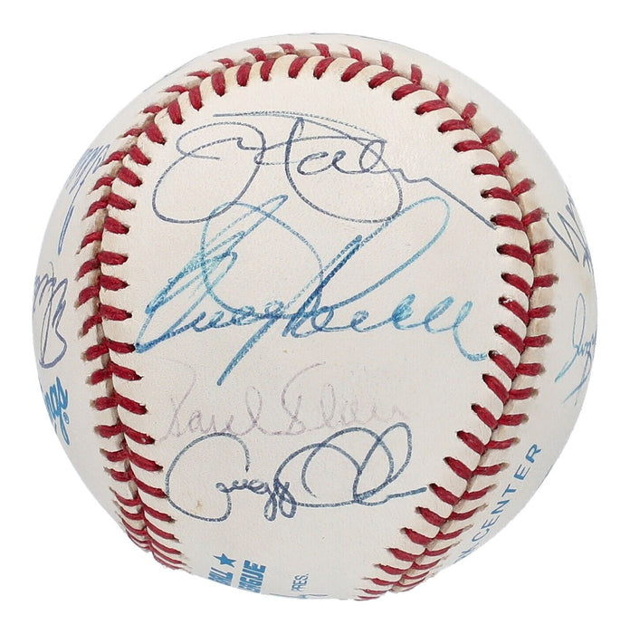 Earl Weaver Frank Robinson Brooks Robinson Orioles Legends Signed Baseball PSA